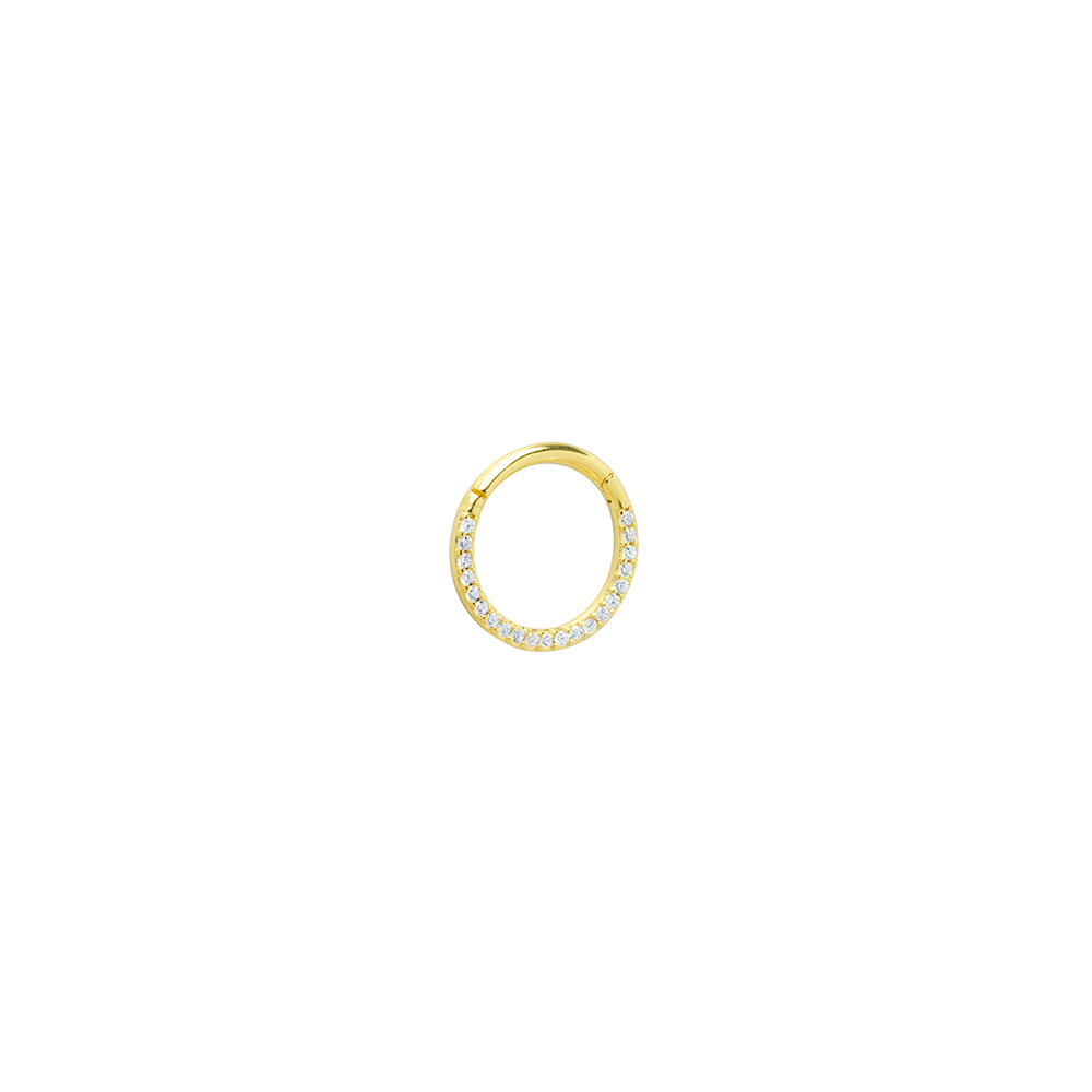 Pendiente piercing Daith Zizi Midi plata