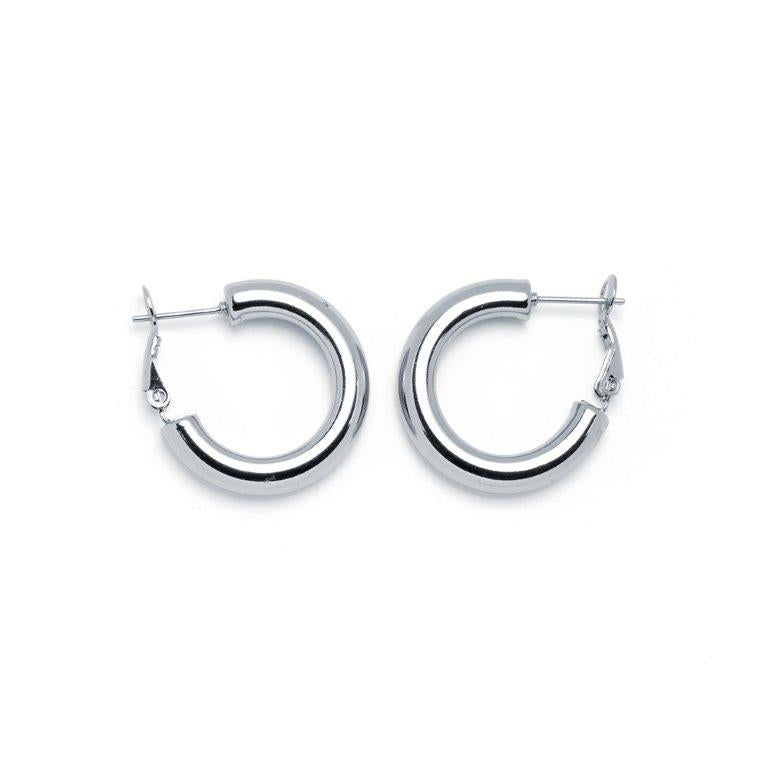 Pendientes Aro 5mm 25mm Acero