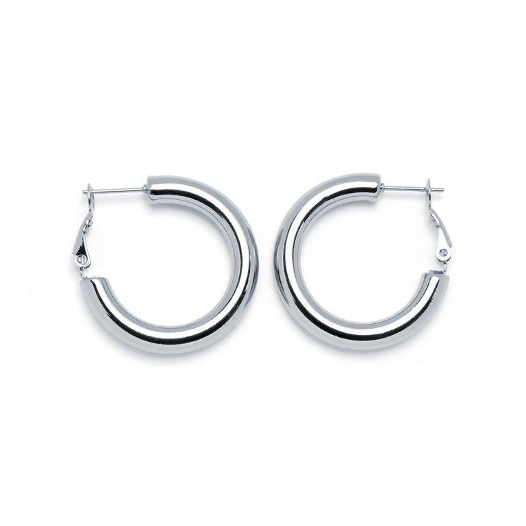 Pendientes Aro 5mm 30mm Acero