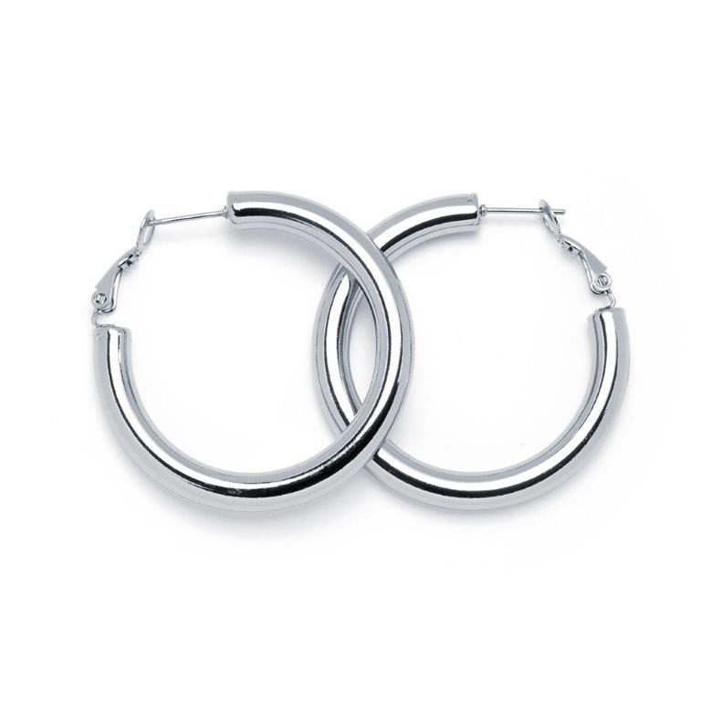 Pendientes Aro 5mm 40mm Acero