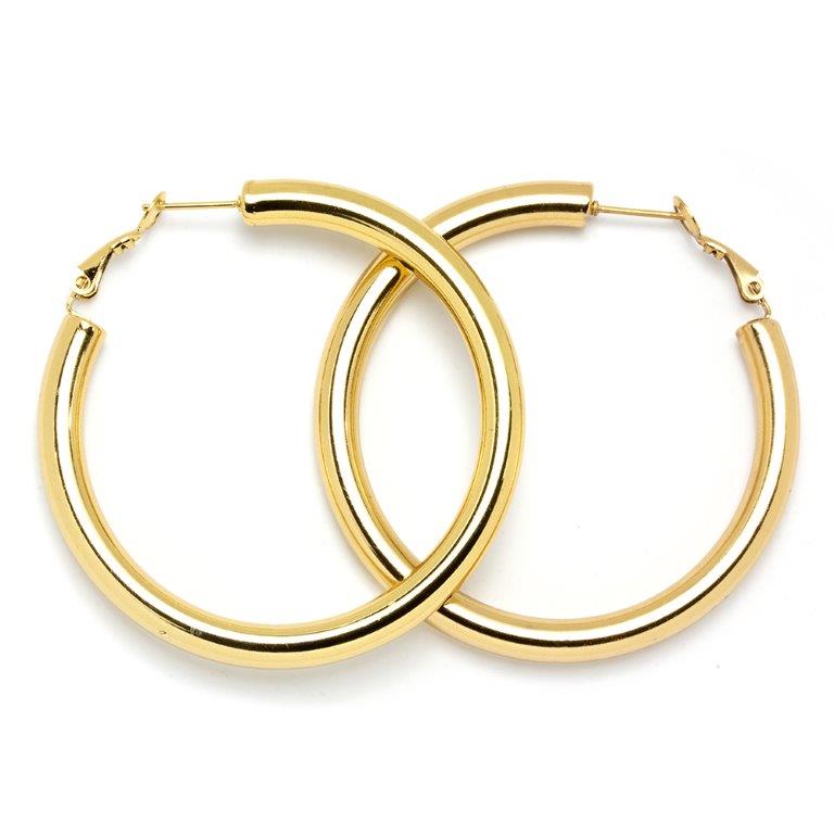 Pendientes Aro 5mm 50mm Acero