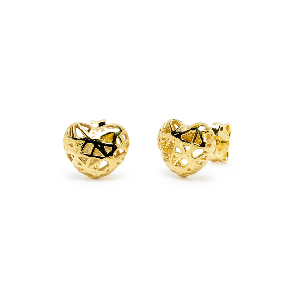 Pendientes Corazón de Plata Personalizada