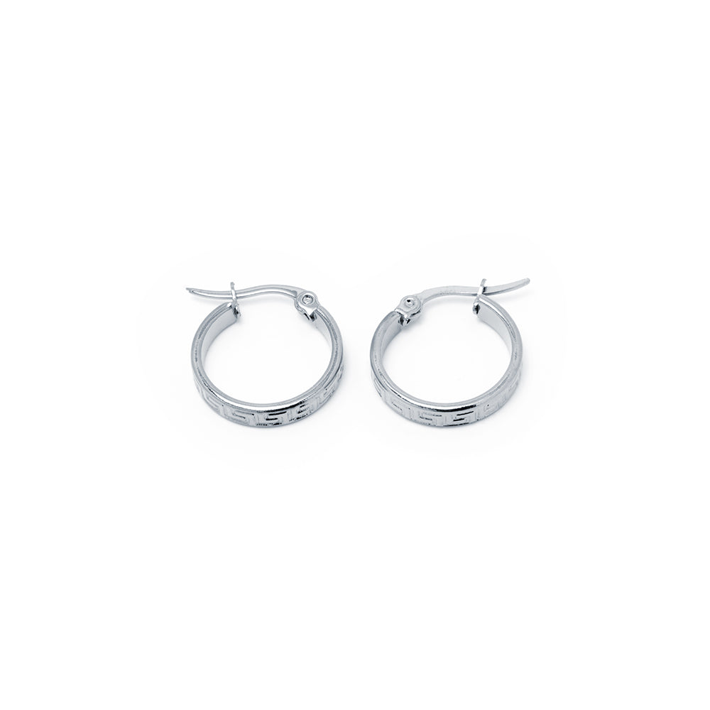 Pendientes Aro GRECA 20mm Acero