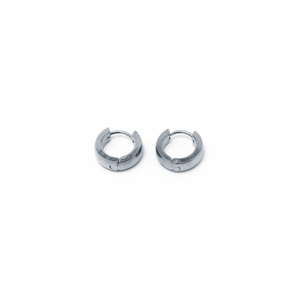 Pendientes Aro 4mm 10mm Acero