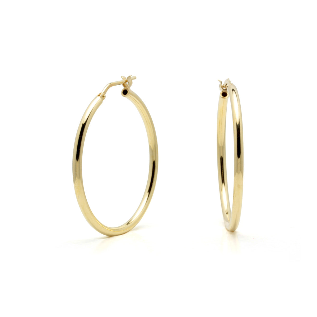 Pendientes Aros Tubo de Plata