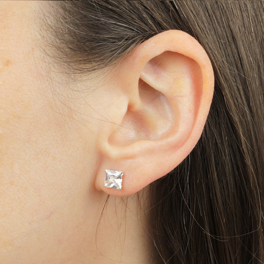 Pendientes Esencia Plata 6mm