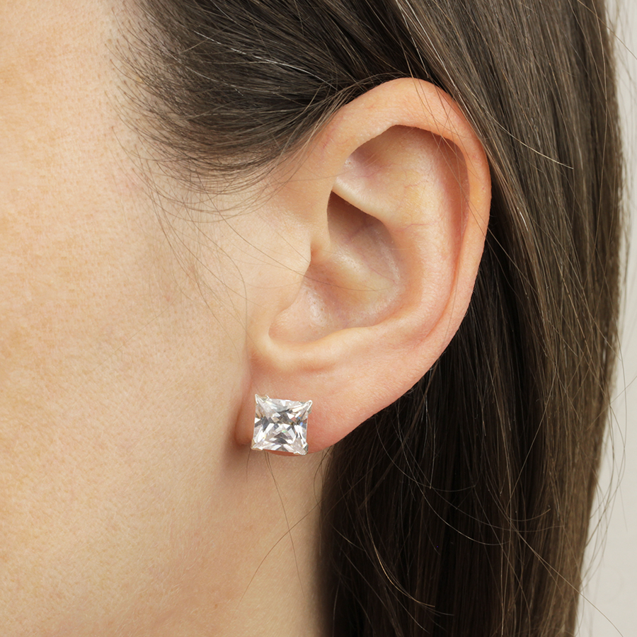 Pendientes Esencia Plata 8mm