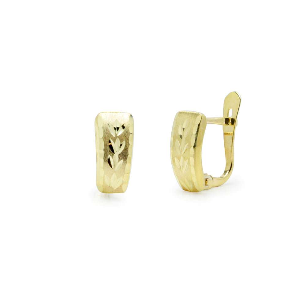 Pendientes Hojas Cierre Catalán