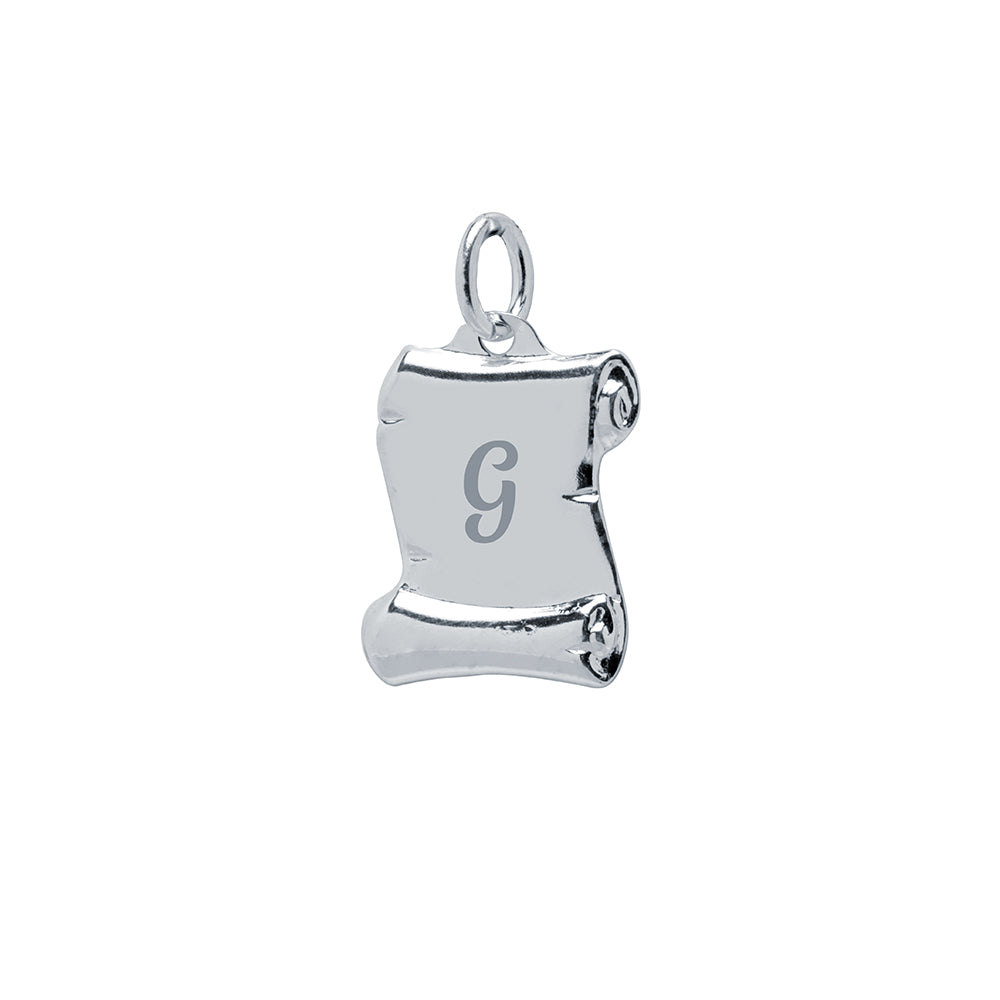 Colgante Pergamino de Plata 925 Personalizado