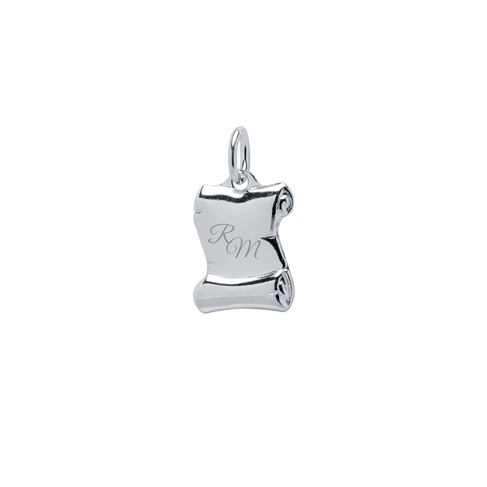 Colgante Pergamino de Plata 925 Personalizado