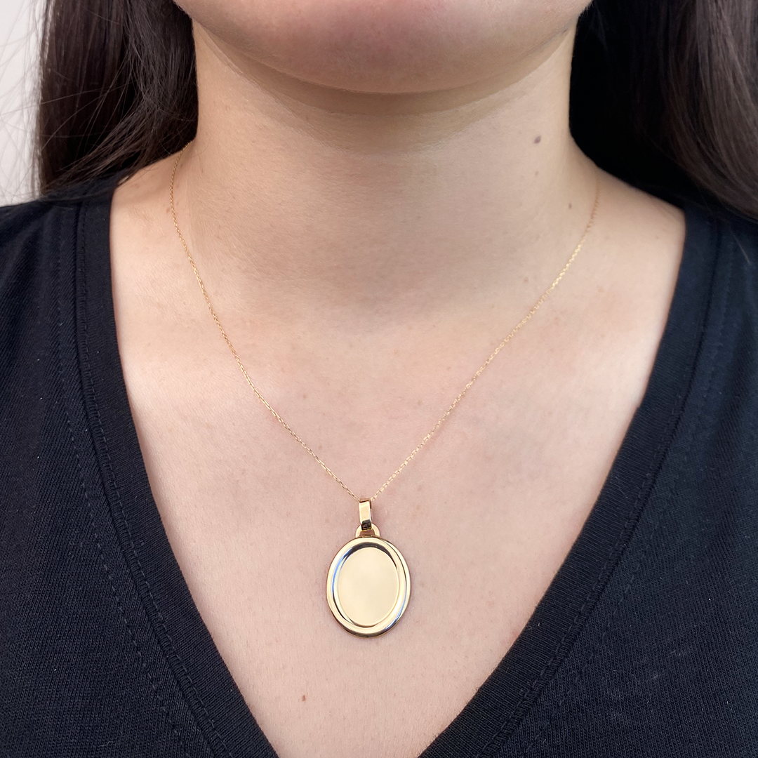 Medalla Ovalada 19x21mm