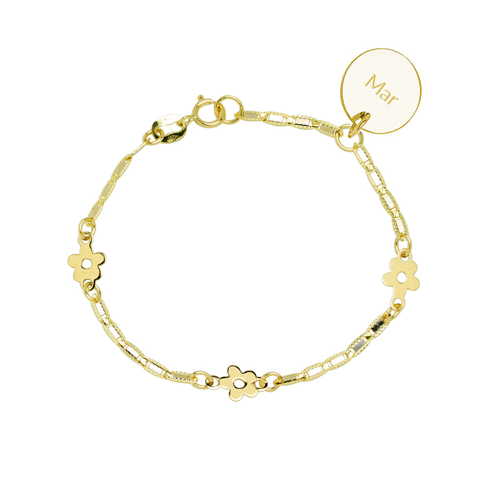 Pulsera Personalizable Flores