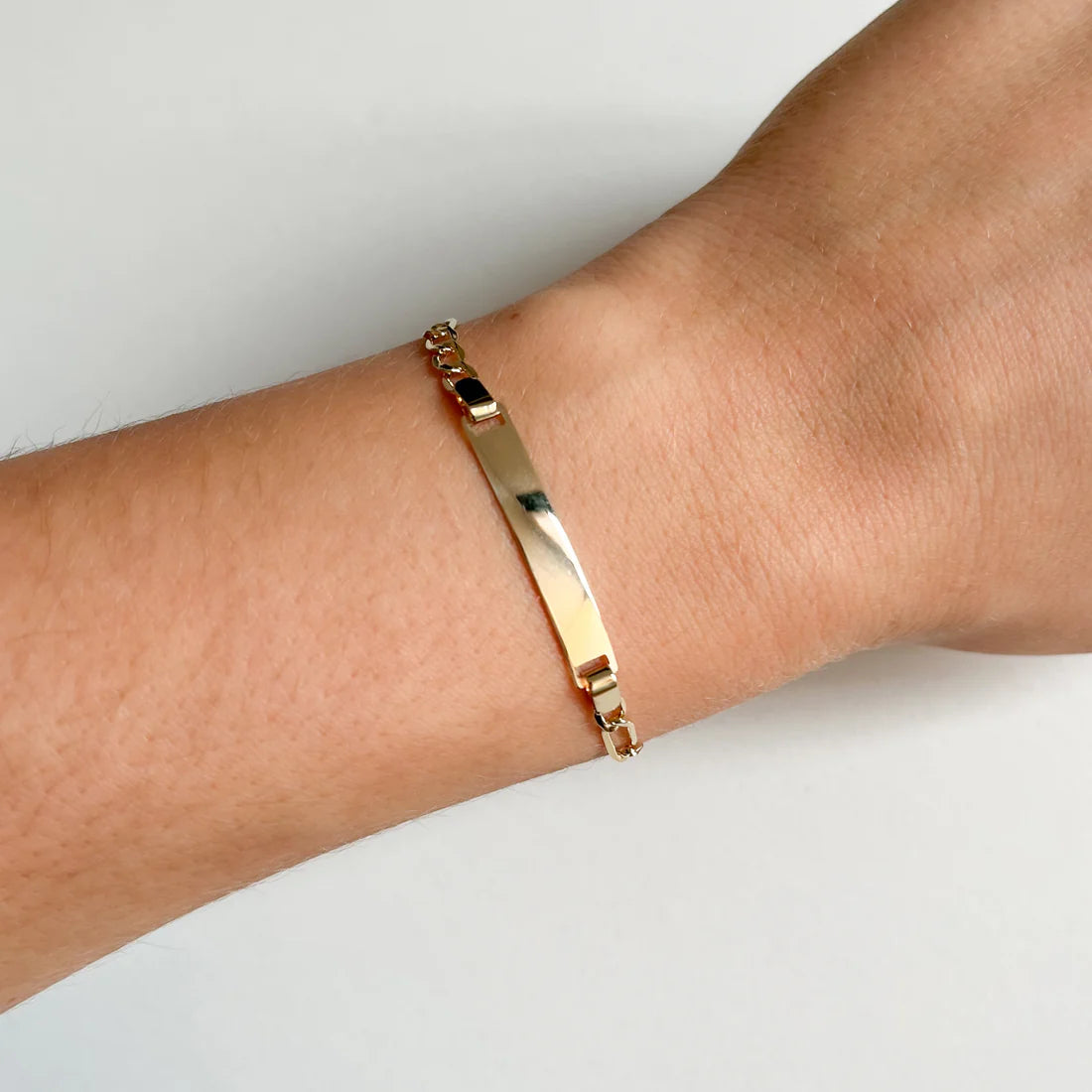 Pulsera No me olvides 3x1 de Oro 18K Personalizada