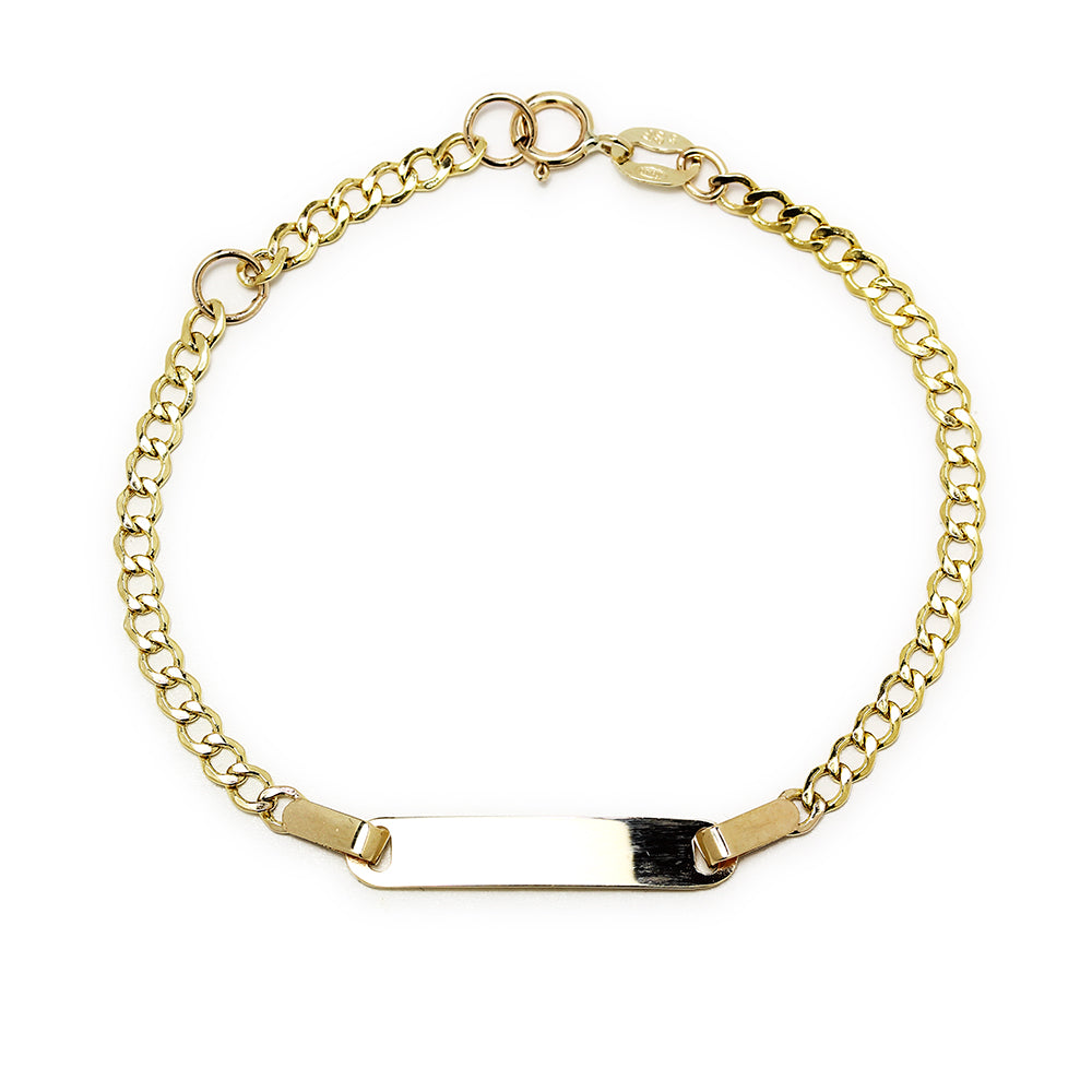 Pulsera de Oro 9K para Bebé Personalizada