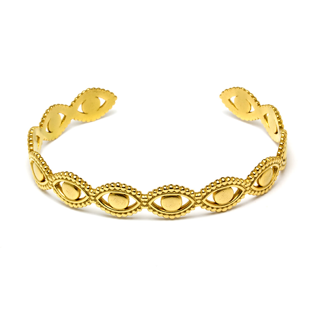 Pulsera Esclava Ojo de Acero