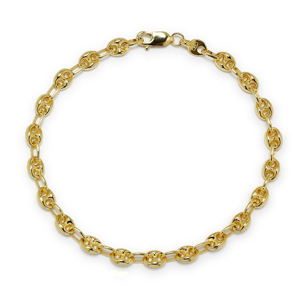 Pulsera Calabrote de Oro 9K