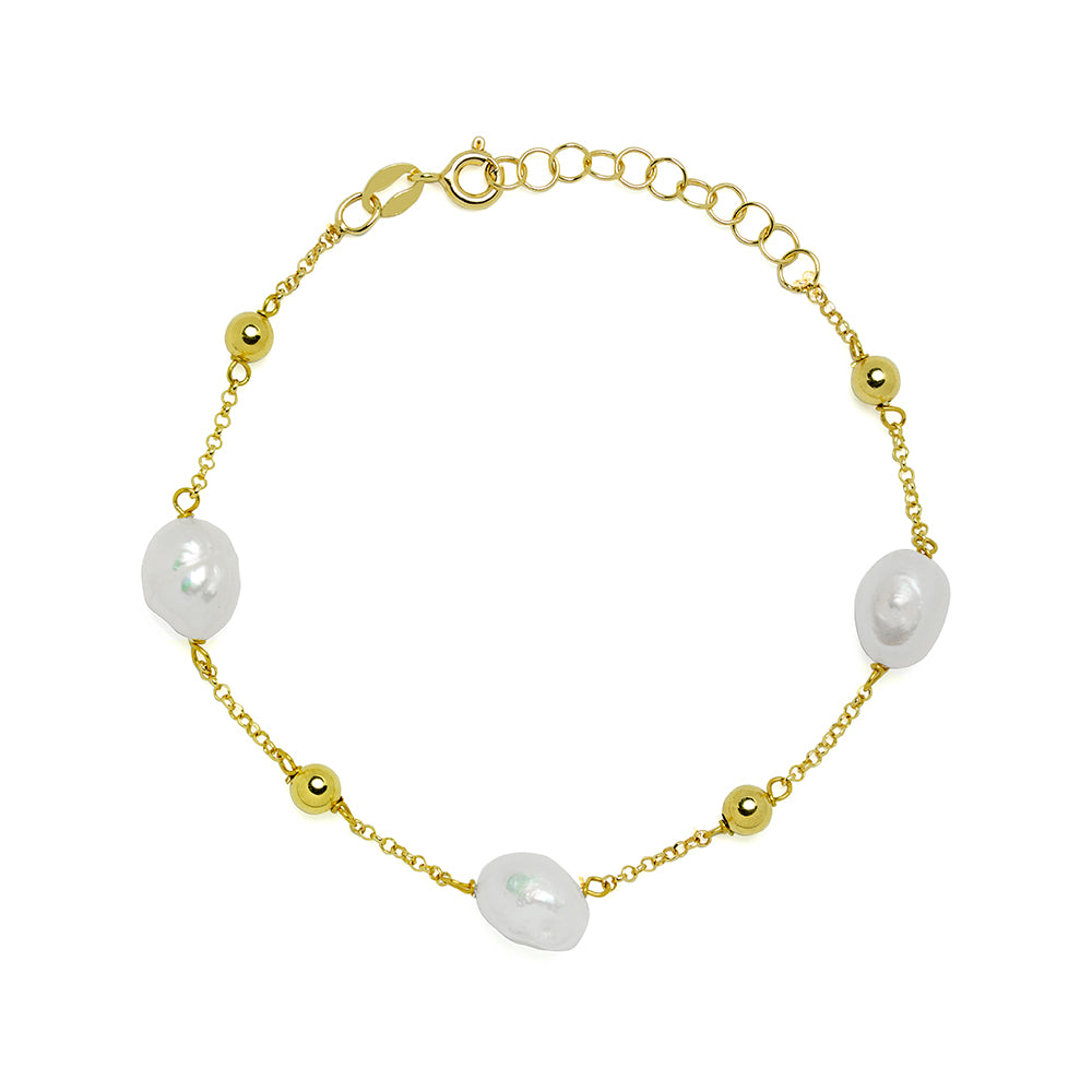 Pulsera Perlas Barrocas