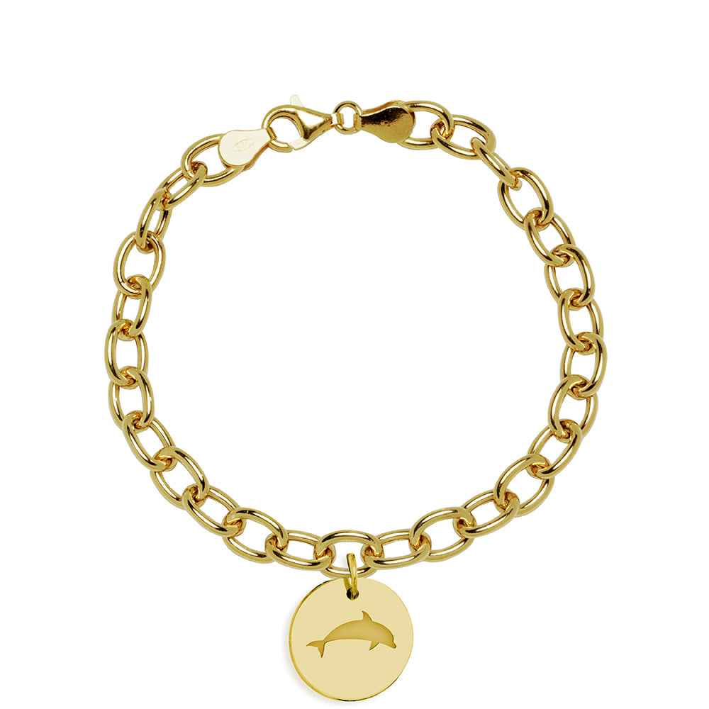 Pulsera Eslabones y Medallas