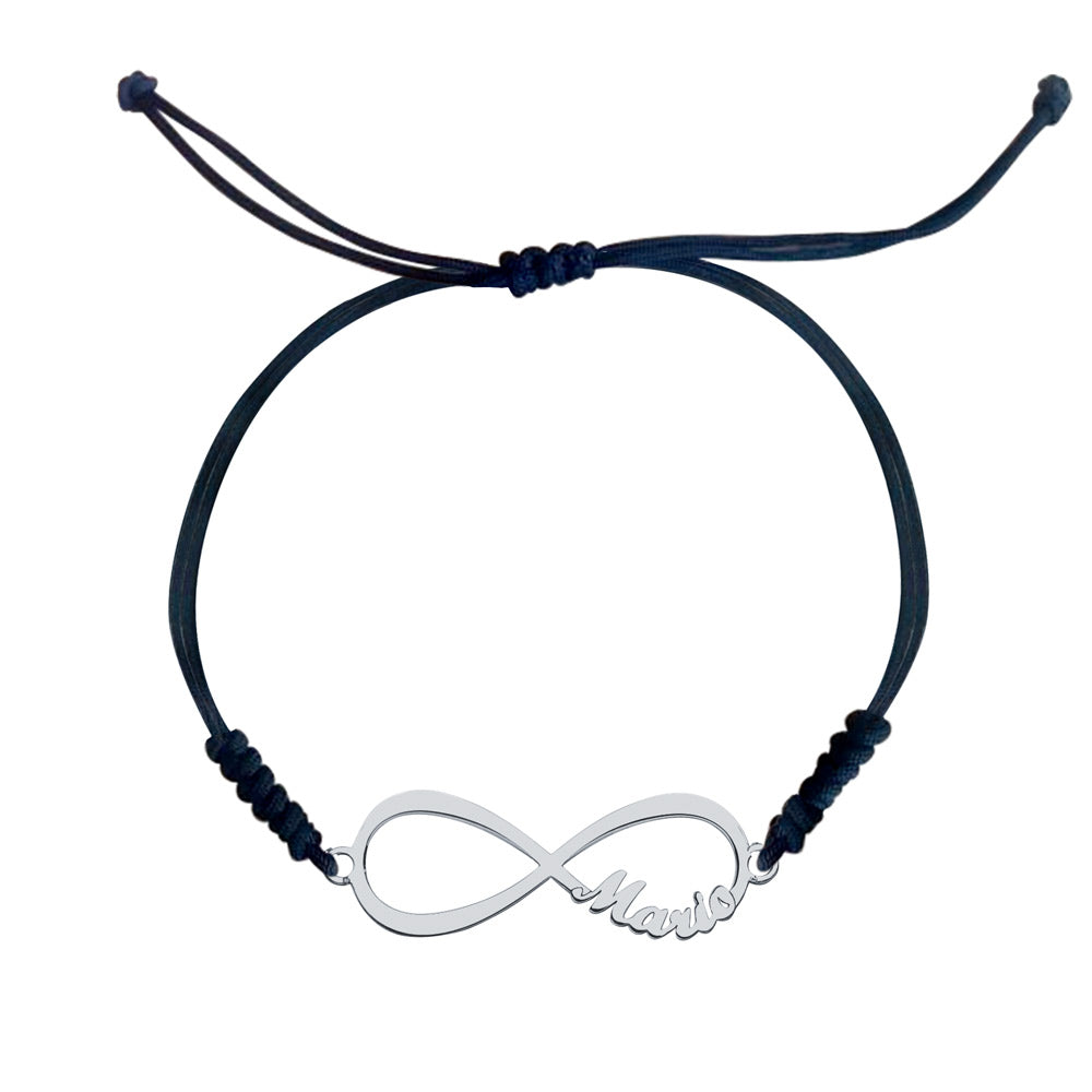Pulsera Personalizable Infinito Macramé