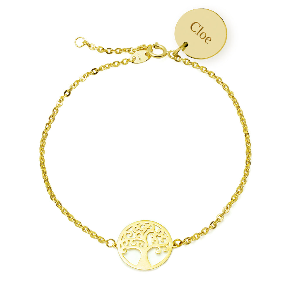 Pulsera Personalizable Árbol Vida