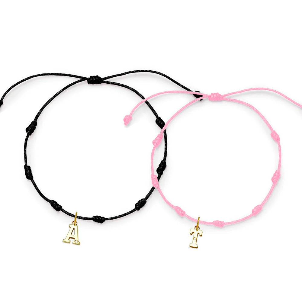 Pulsera Madre Hija 7 Nudos Inicial