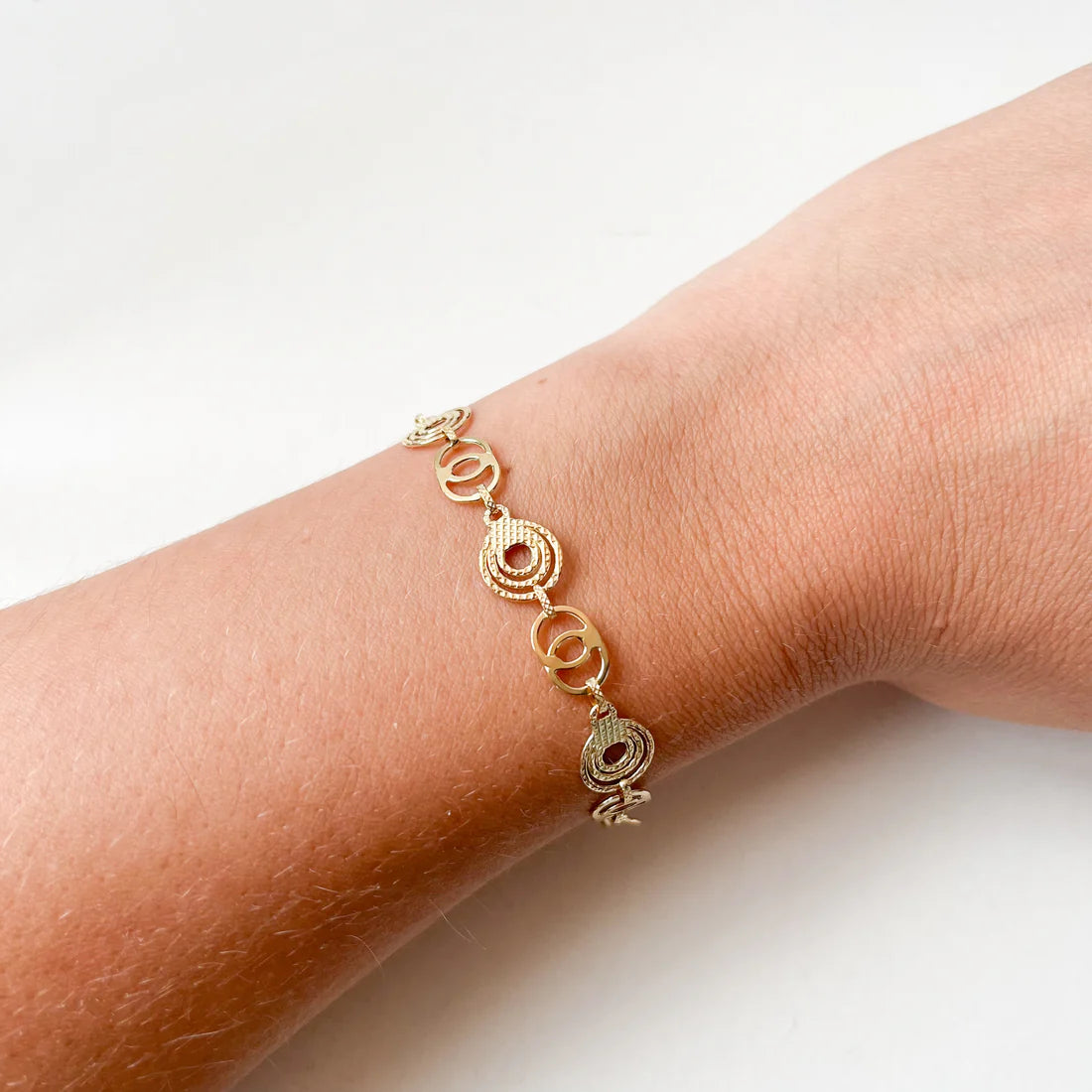 Pulsera Eternidad de Oro 18K