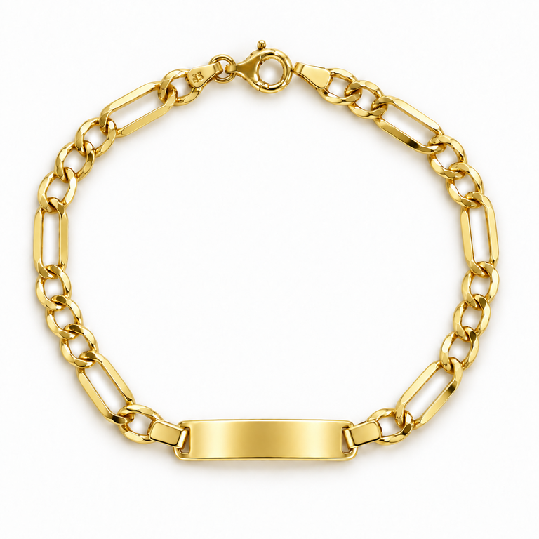 Pulsera de Oro 9K para Hombre Personalizada