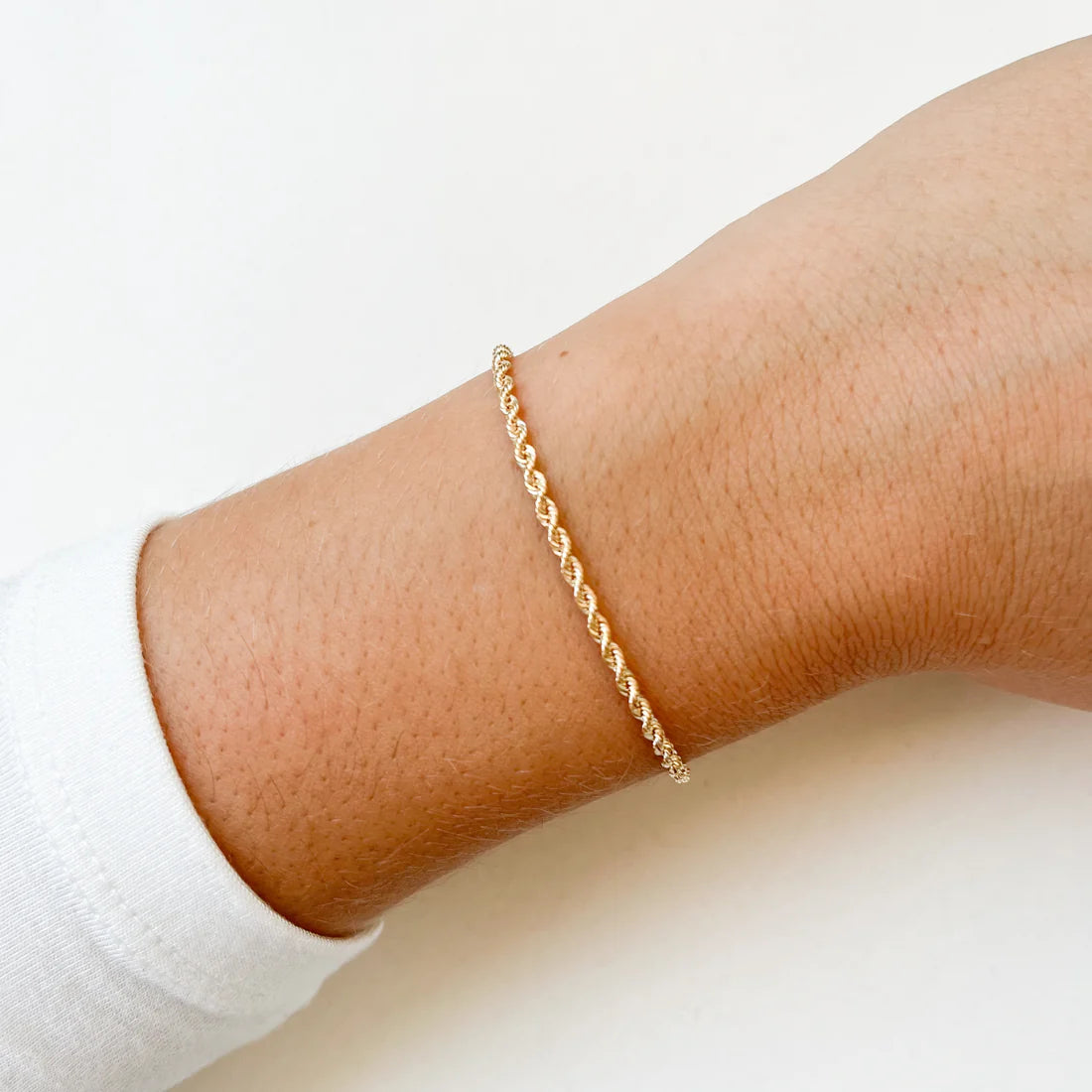 Pulsera Cordón de Oro 9K