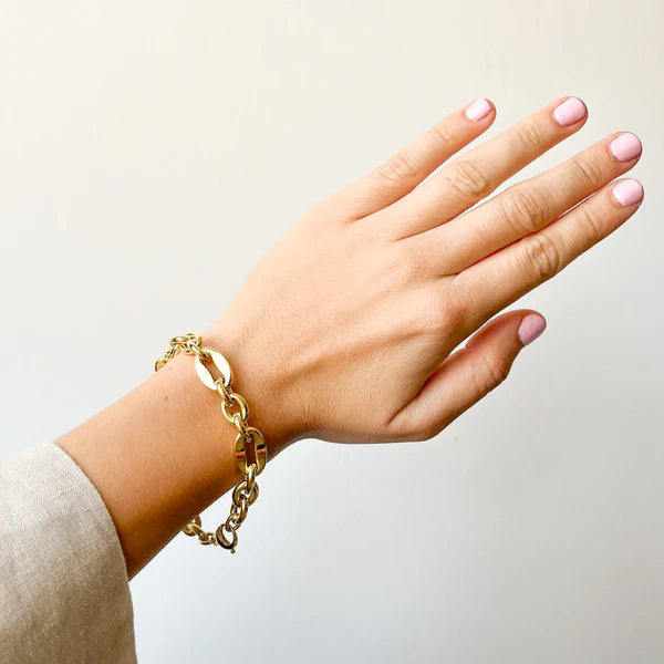 Pulsera Personalizable Eslabones Combinados