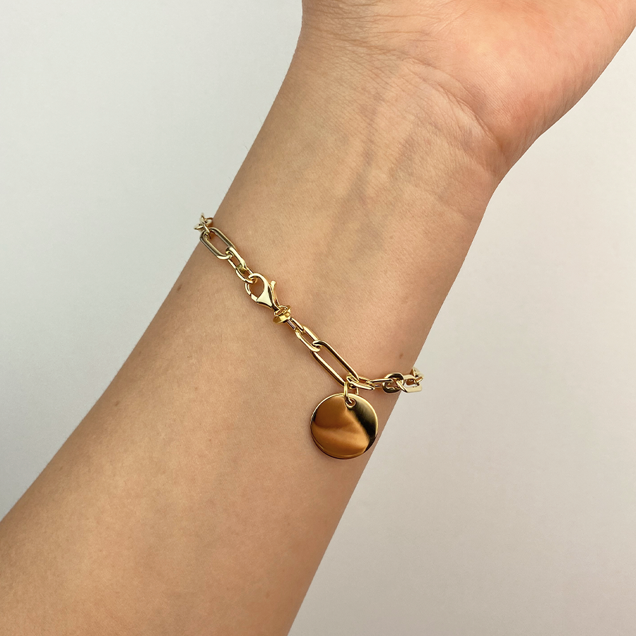 Pulsera Personalizable eslabones combinados