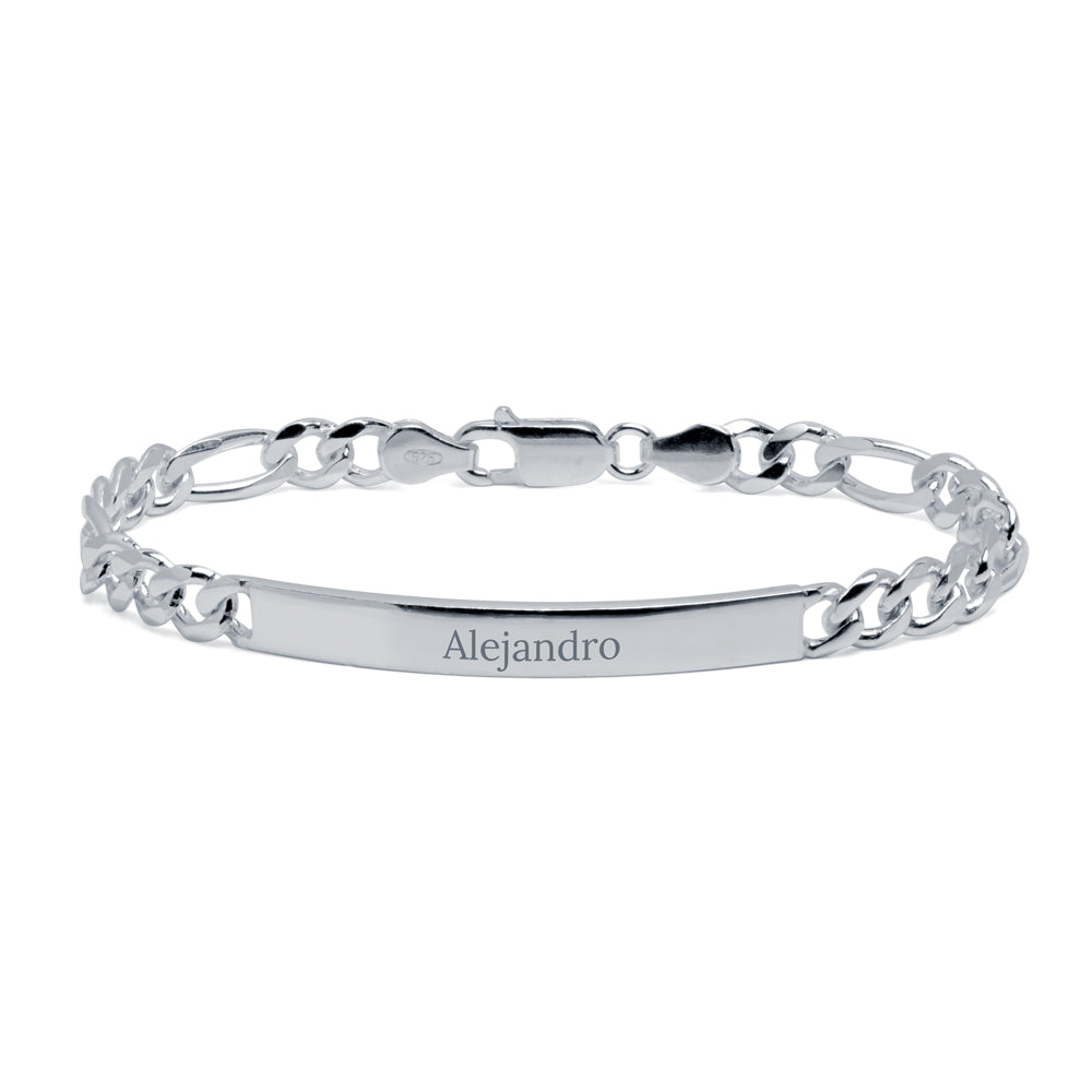 Pulsera Fígaro Maciza 5mm