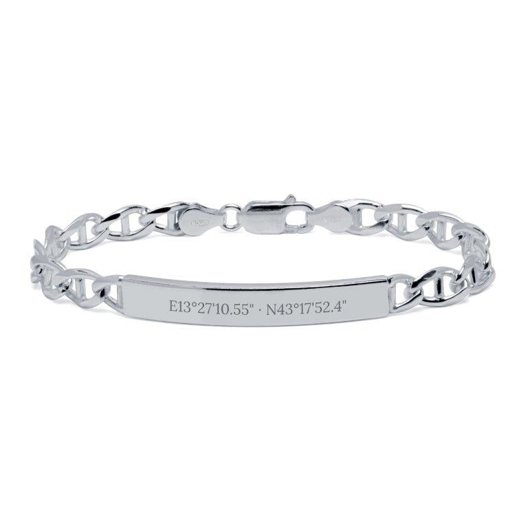 Pulsera Traversino Maciza 5mm