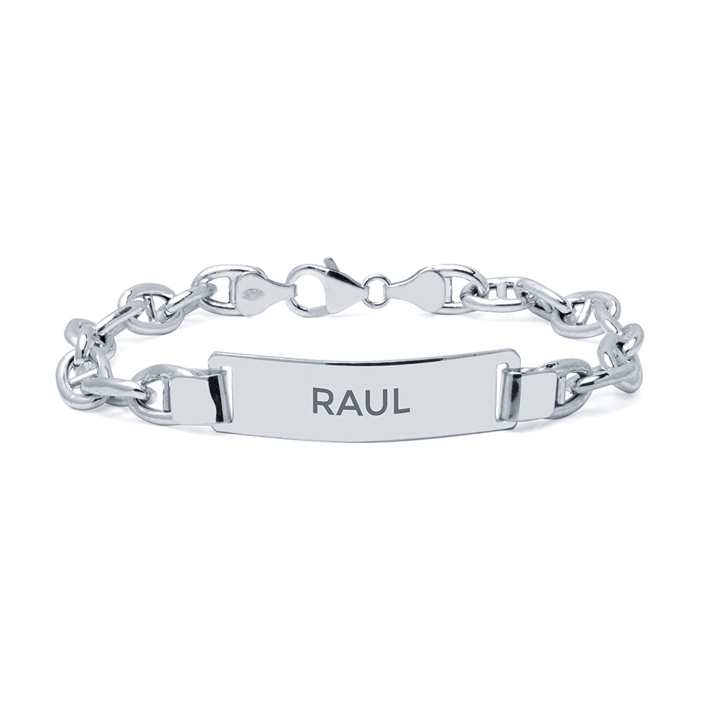 Pulsera Traversino Hueca 8mm