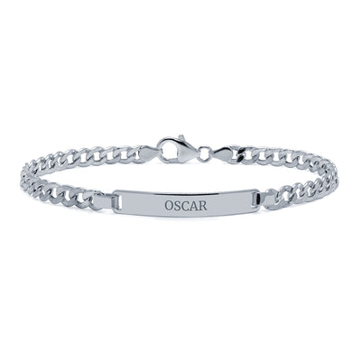 Pulsera Barbada Hueca 5mm