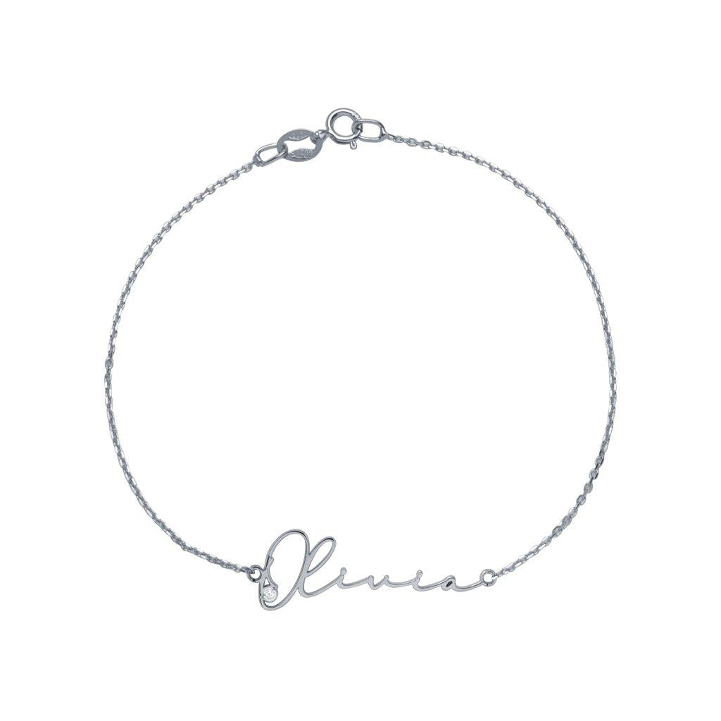 Pulsera con nombre Caligrafia
