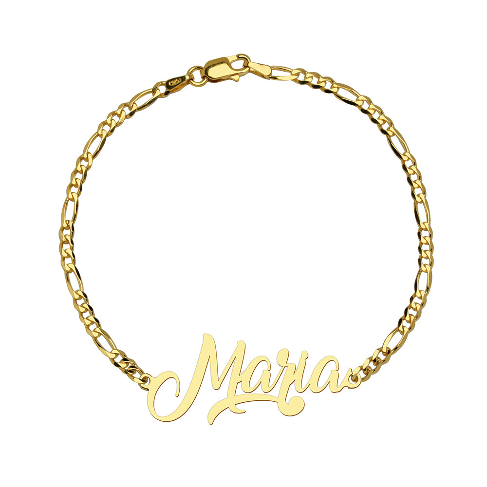 Pulsera con Nombre Estilo Carrie 3x1