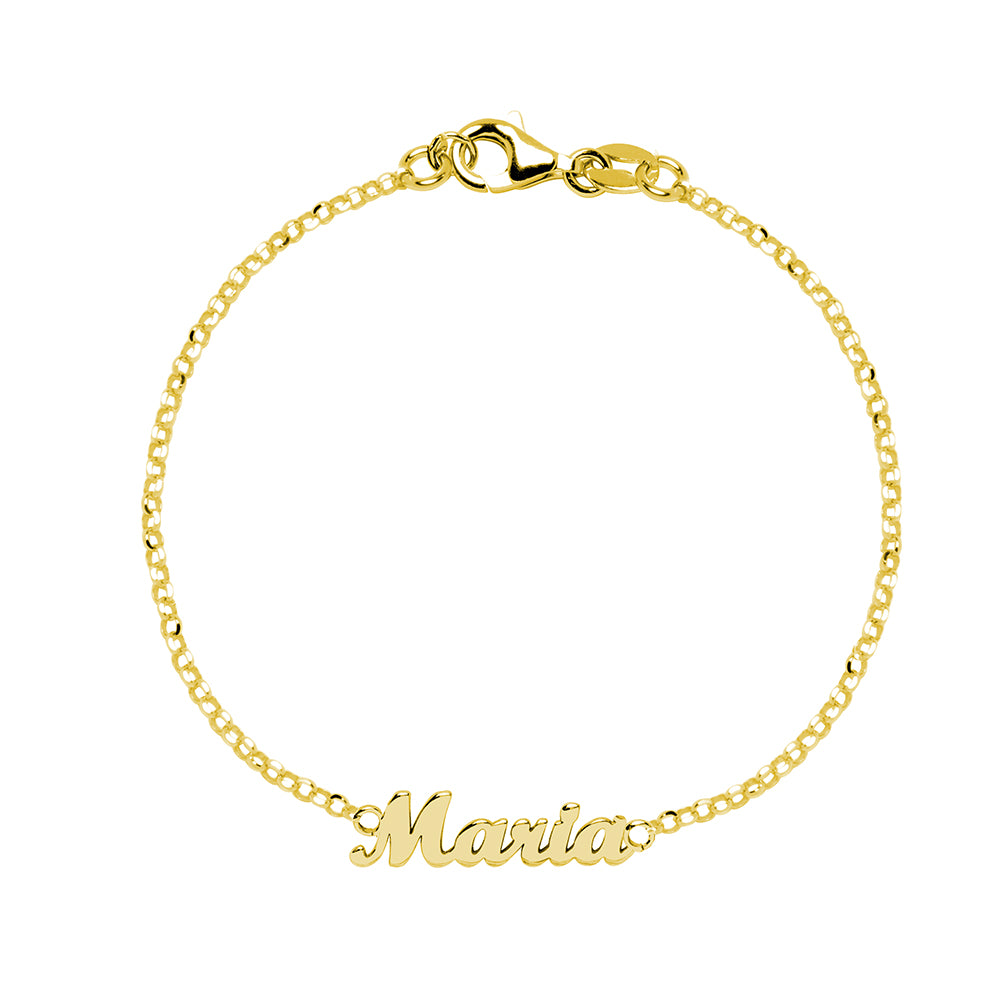 Pulsera de Plata 925 con Nombres Grabados