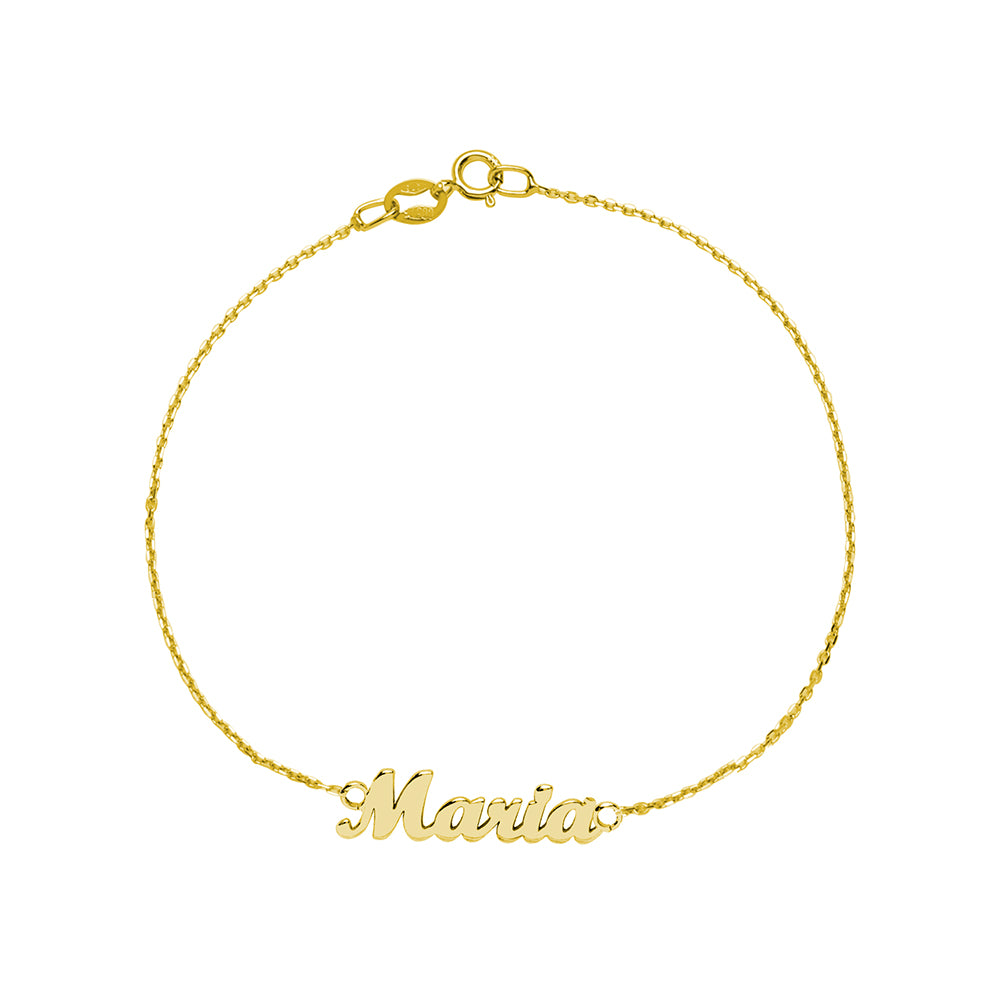 Pulsera de Oro con Nombres Grabados