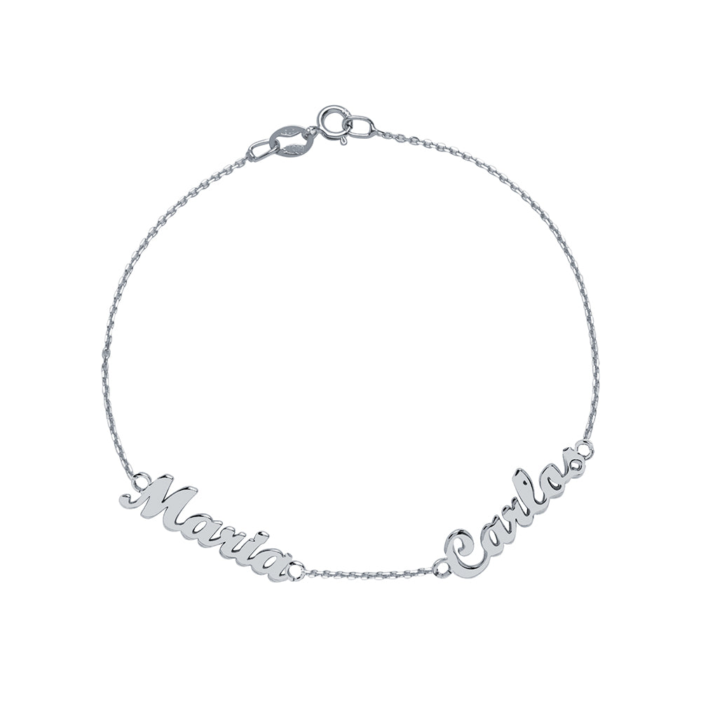 Pulsera de Oro con Nombres Grabados