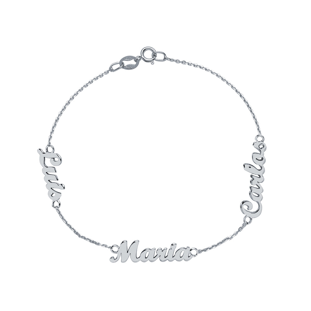 Pulsera de Oro con Nombres Grabados