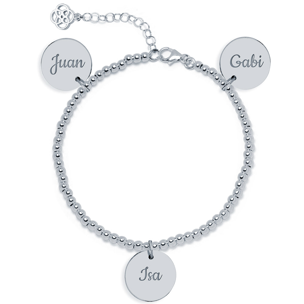 Pulsera Moon de Plata 925 Personalizada