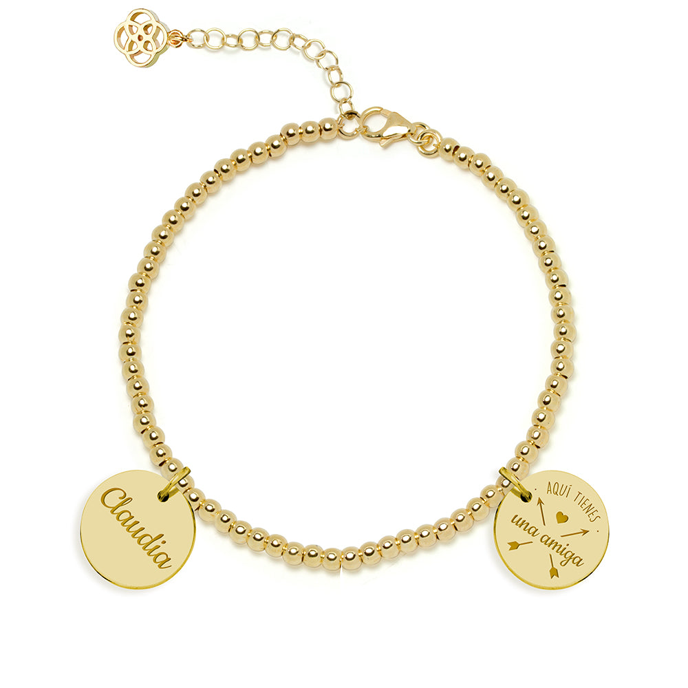 Pulsera Moon de Plata 925 Personalizada