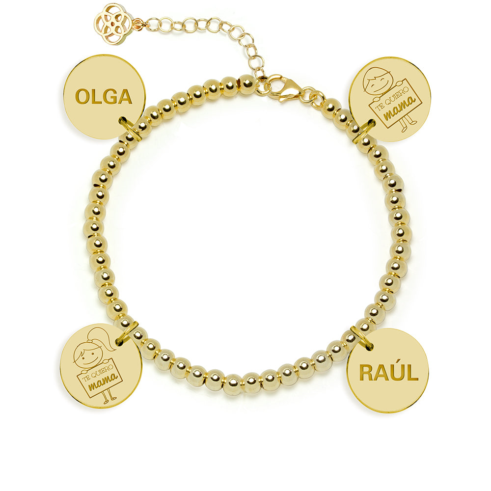 Pulsera Moon de Plata 925 Personalizada