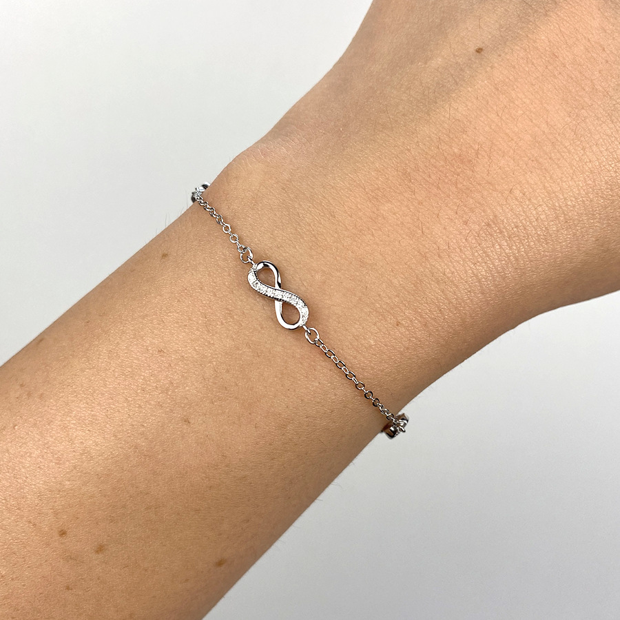 Pulsera 3 Infinitos Circonitas