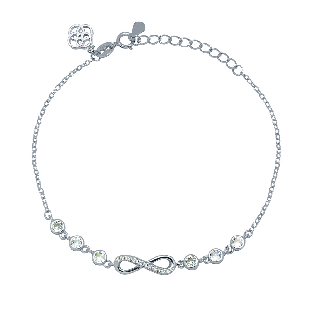 Pulsera Infinito y Circonitas