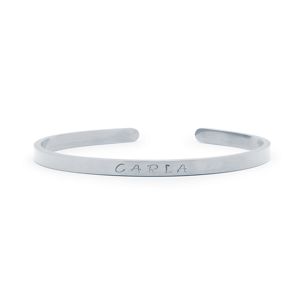 Pulsera Rígida de Acero Personalizada