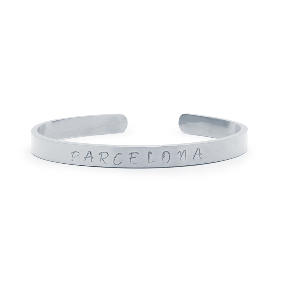 Pulsera Rígida de Acero Personalizada