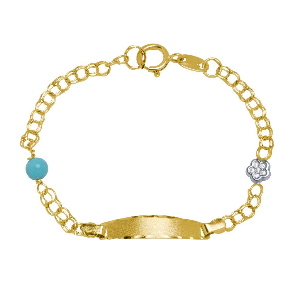 Pulsera Cadena Húngara con Turquesa