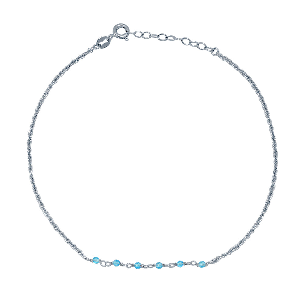 Tobillera Mar de Plata 925