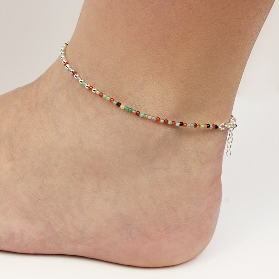 Tobillera Cristal Colores